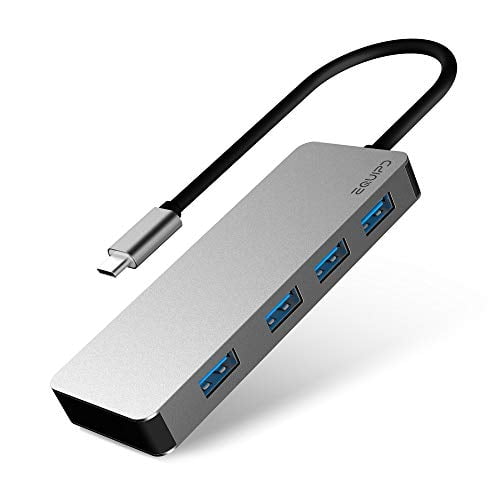 EQUIPD USB C Hub 4-in-1 Aluminum USB C Adapter Hub with 4 ...