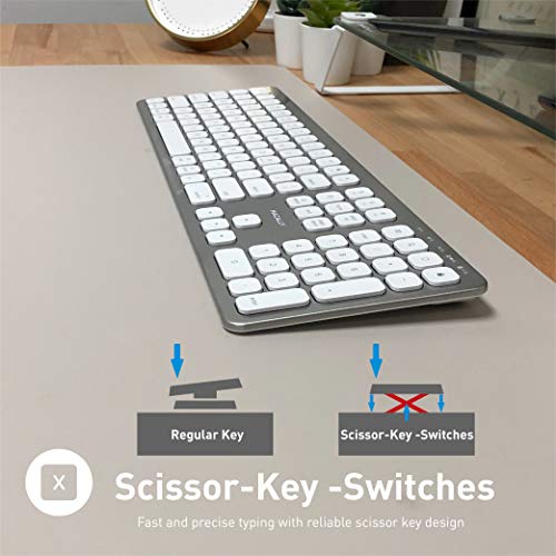 Macally Bluetooth Wireless Keyboard for Mac, iMac, Apple Mac Pro, Mac