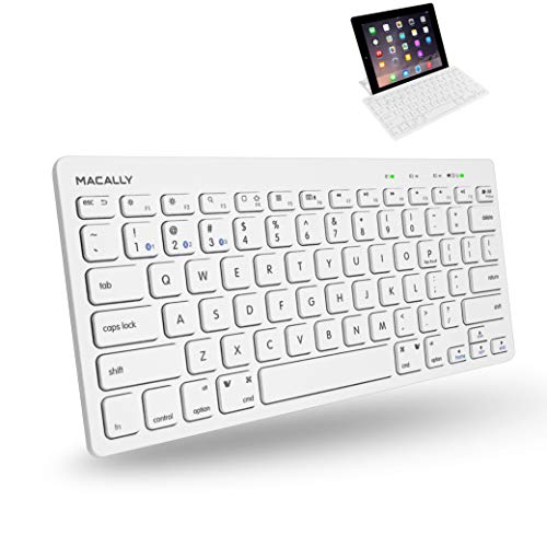 Macally Compact Bluetooth Keyboard for Mac, iPad, iPhone, PC, & Android