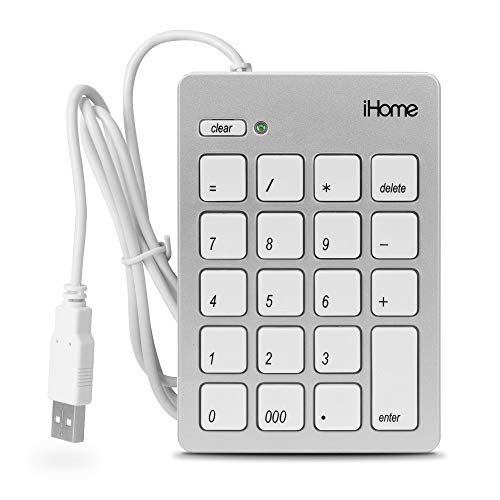 iHome Wired USB Numeric Keypad for Apple Mac iMac MacBook Pro/Air