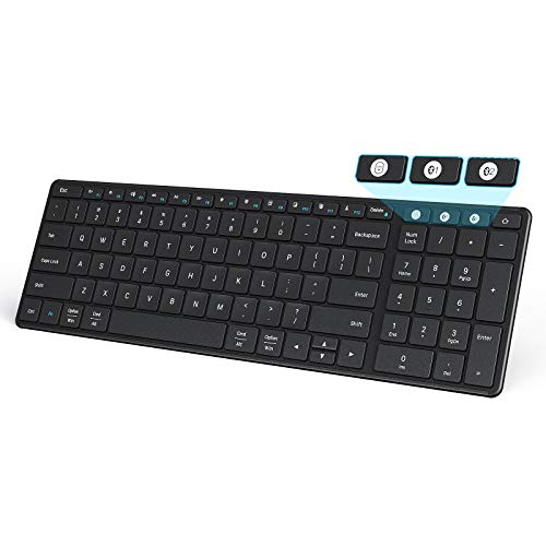 seenda Universal Bluetooth Wireless Keyboard, MultiDevice (2.4G USB