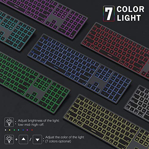 seenda Wireless Bluetooth Keyboard Compatible Mac - Bluetooth Keyboard